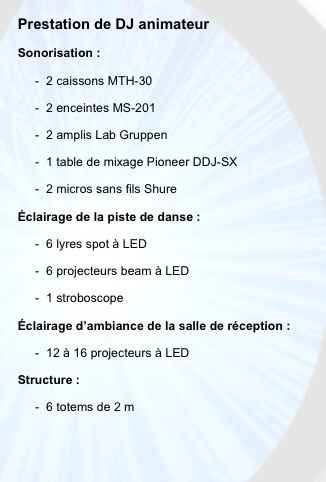 Nombre de spots dans la salle - 1