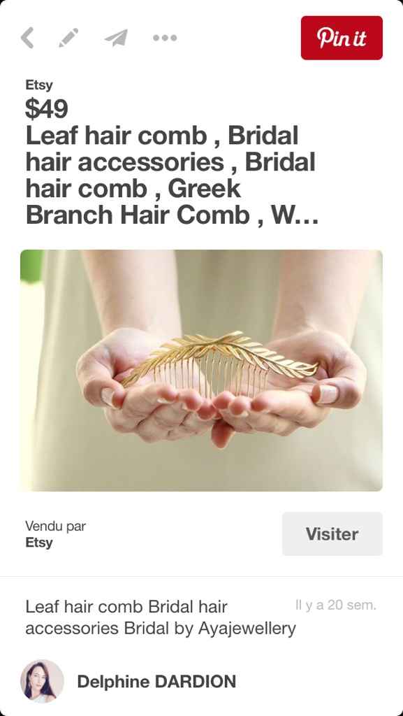 Montrez-moi, vos bijoux de cheveux. - 1