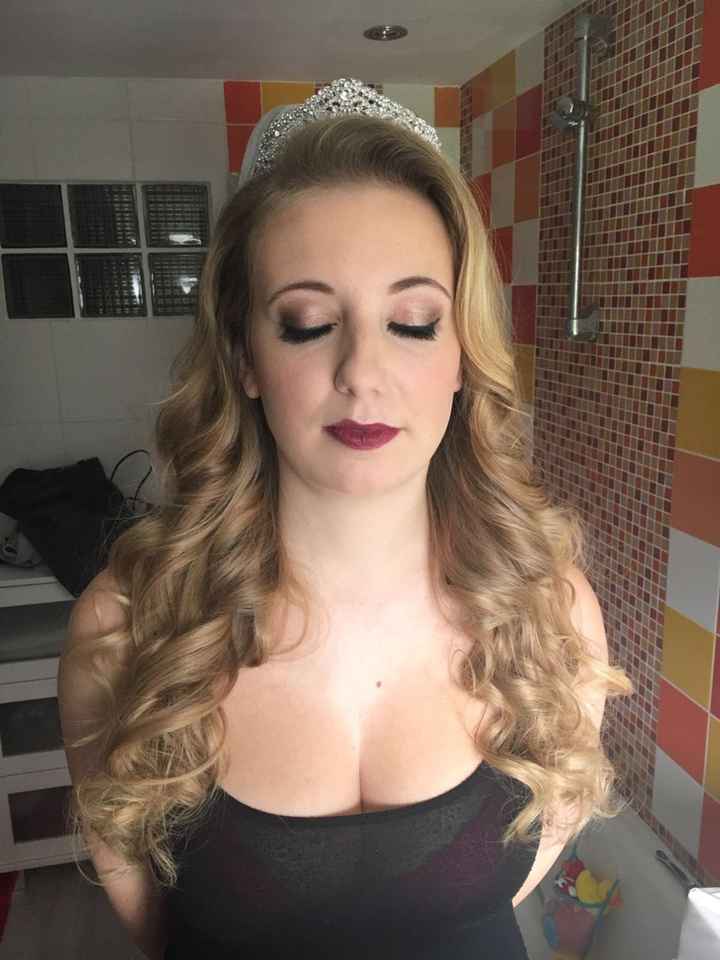 Essai maquillage et coiffure, look de mariée - 2