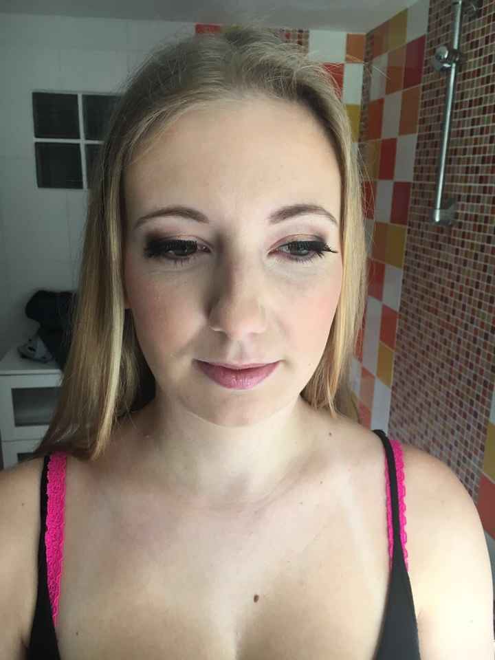 Essai maquillage et coiffure, look de mariée - 1