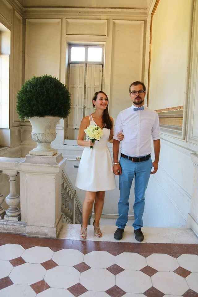 arrivée à la mairie 