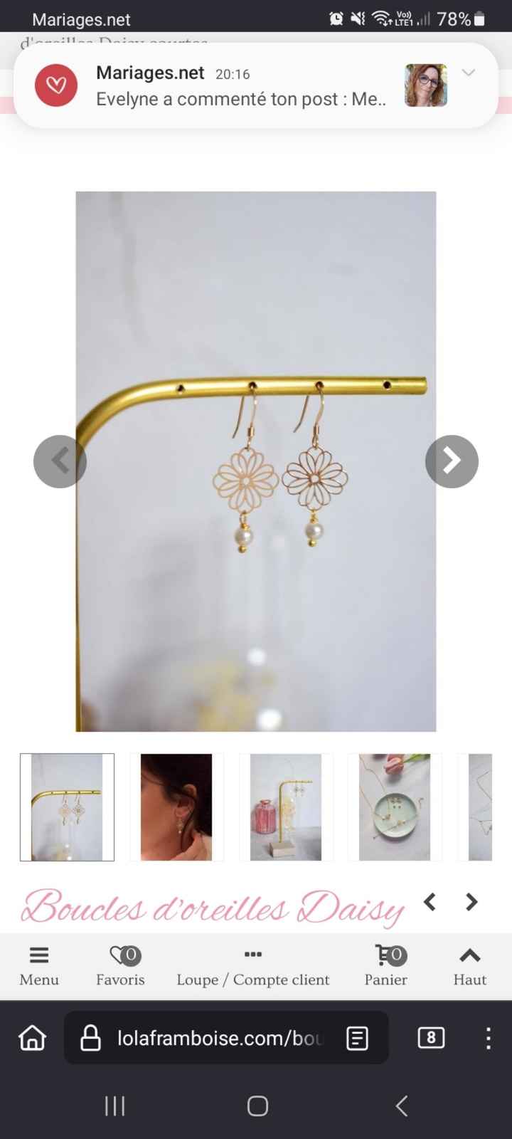 Mes bijoux de mariage ! 💗 hésitation... besoin de conseils ! - 4