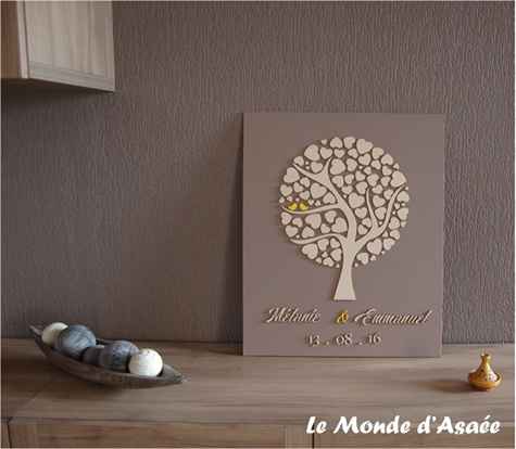 Arbre à coeur en bois