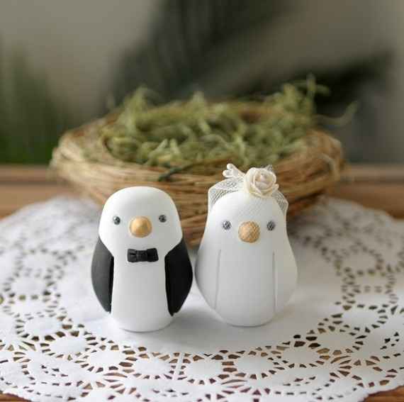cake topper birds par RedLightStudio - Etsy