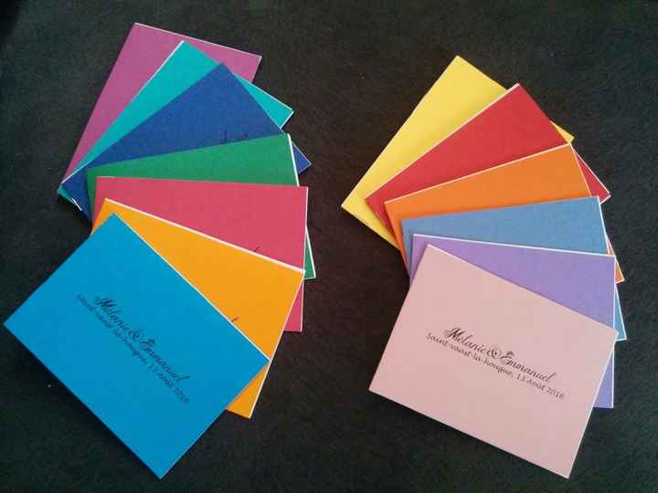 Livrets de Cérémonie multicolor