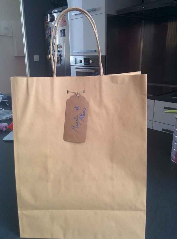 Sac cadeau témoin, demoiselle d'honneur etc...