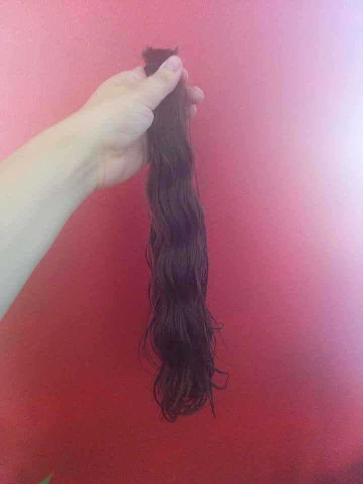 Mon don de Cheveux : 37cm