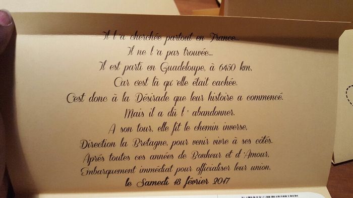 Faire part - 1