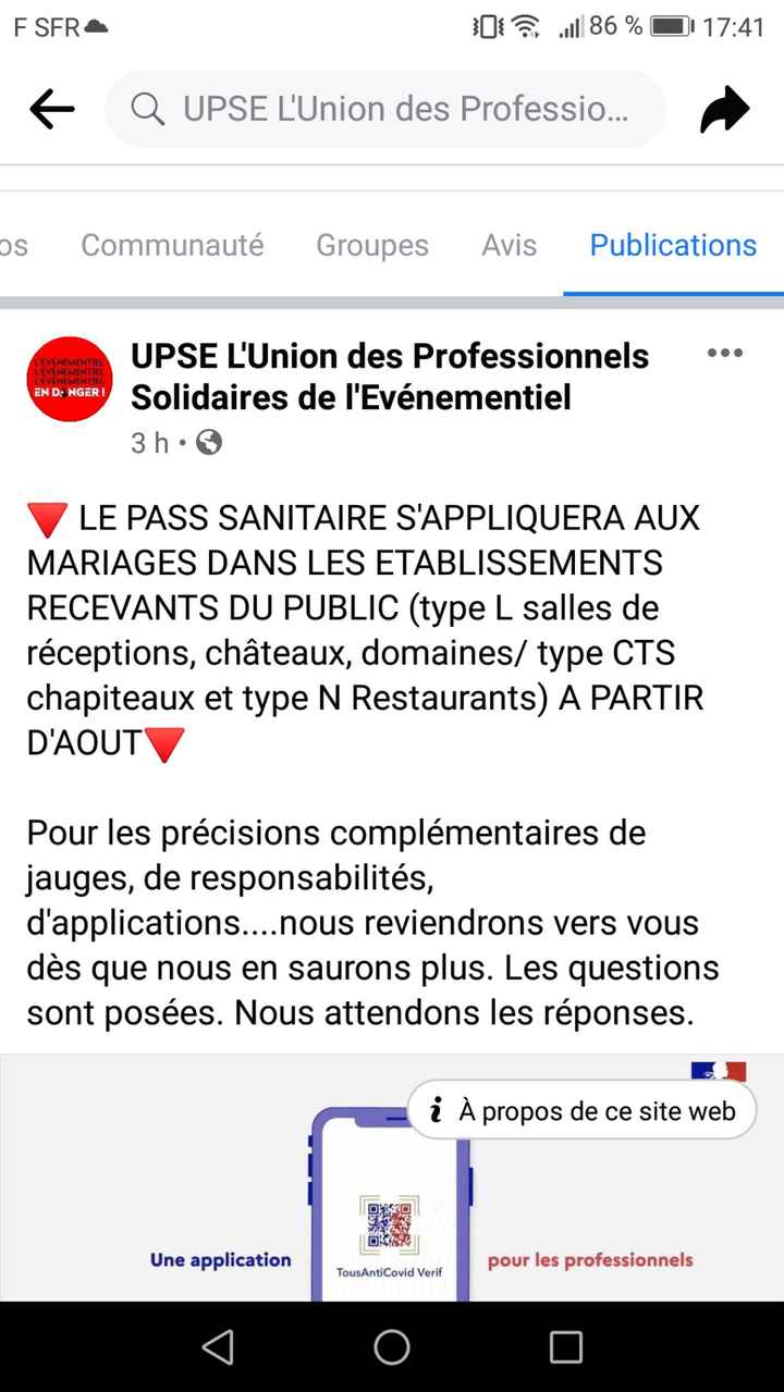 Pass sanitaire ? - 1