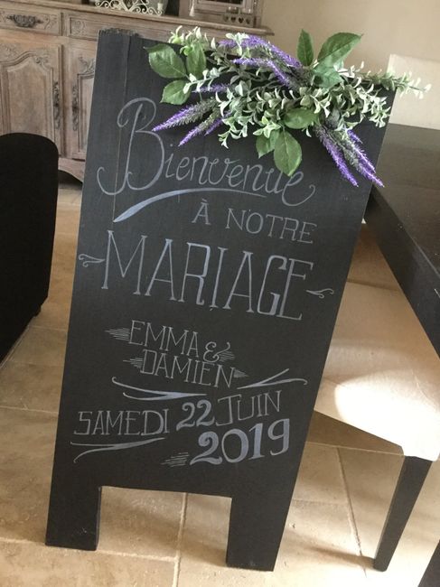 Tableau de bienvenue. - 1