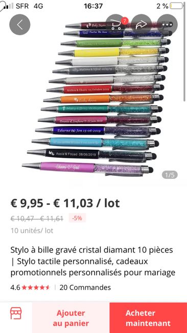 Stylos 🖊 personnalisés - 1