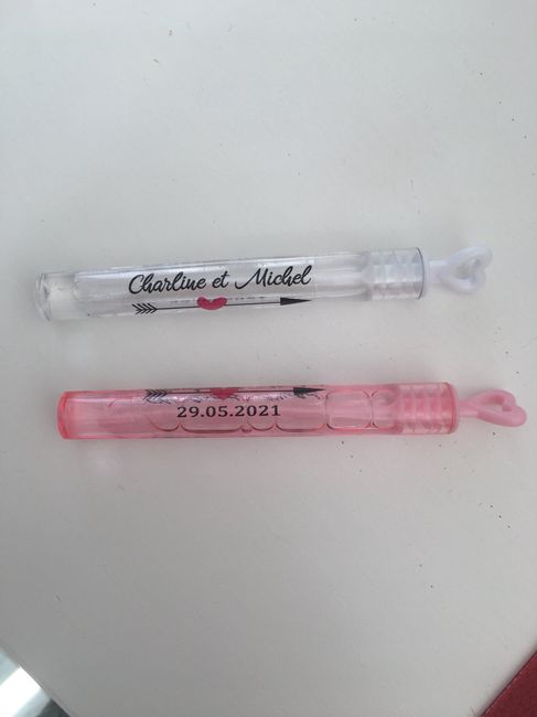 Étiquettes tubes à bulles 1
