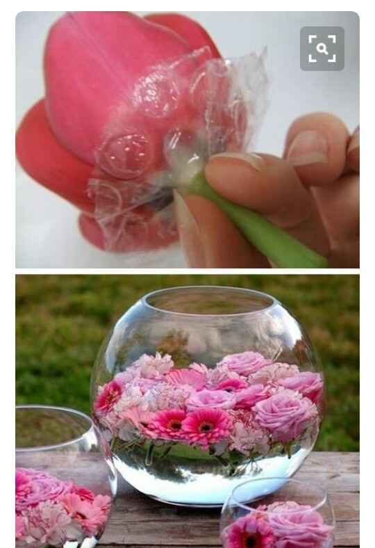 Astuce pour fleurs flottantes - 1