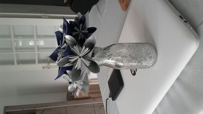 Bouquet origami,  dépitée... - 1