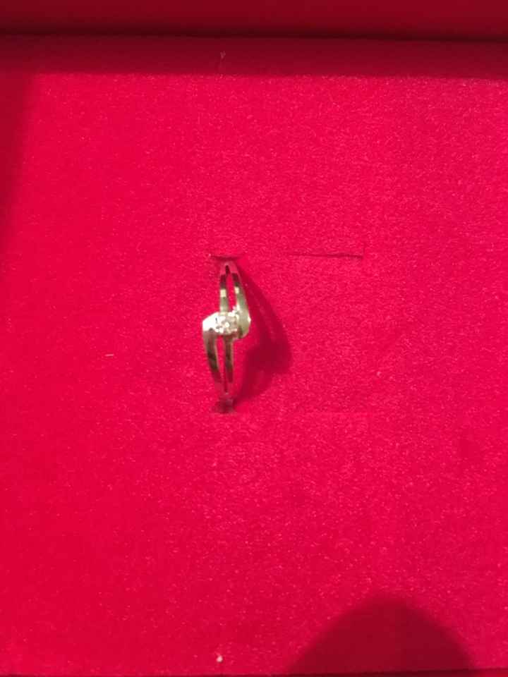 Mon cadeau de noël ma bague de fiançailles - 1