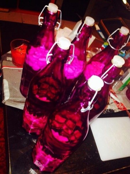 Rhum et vodka arrangée gourmandes