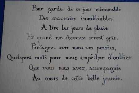 Livre d'or - 1