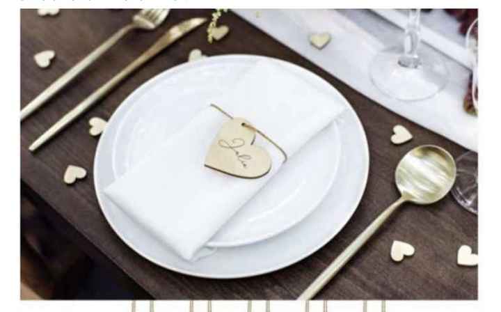 Quel porte nom avez vous choisi à mettre sur la table ? - 1