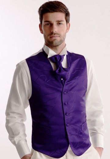 le gilet violet