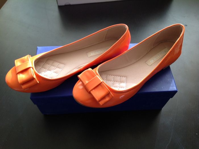 Ballerines orange