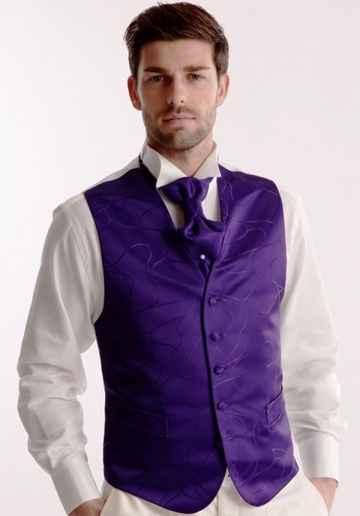 le gilet violet