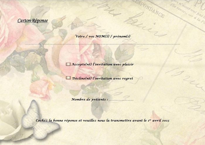carton réponse fini