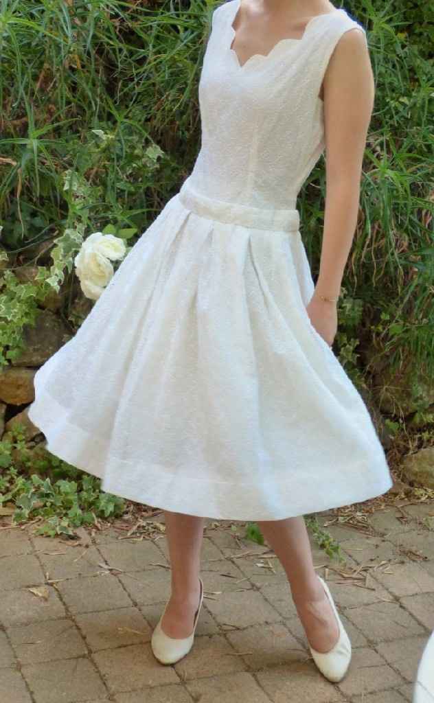 Mariage civil - Robe de mariée d'occasion à retoucher - 1