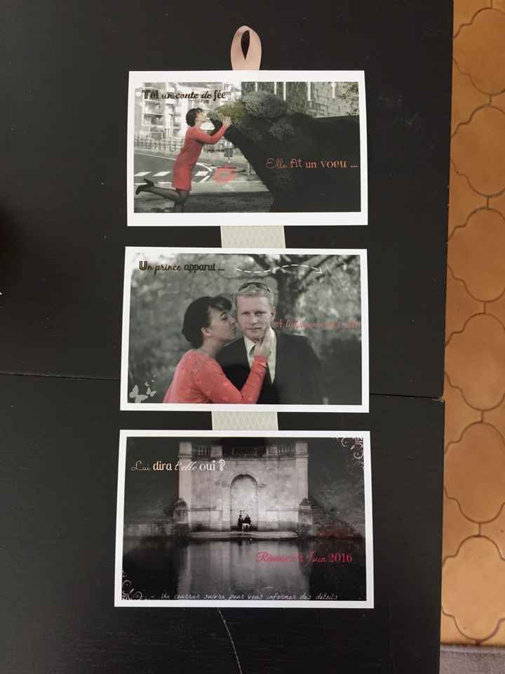 Trop fière de mes save the date - 1
