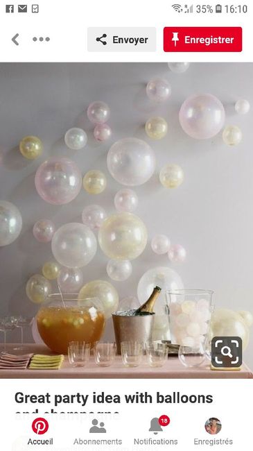 Thème champagne et bulle 1