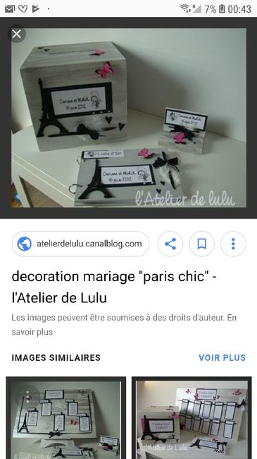 Mariage thème Paris 3