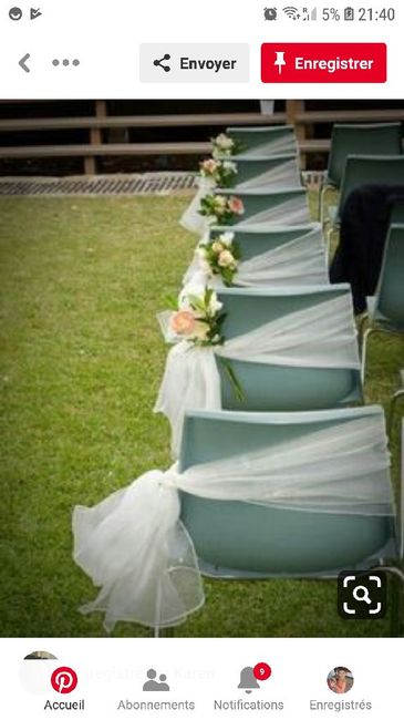 Decoration de chaise - 1