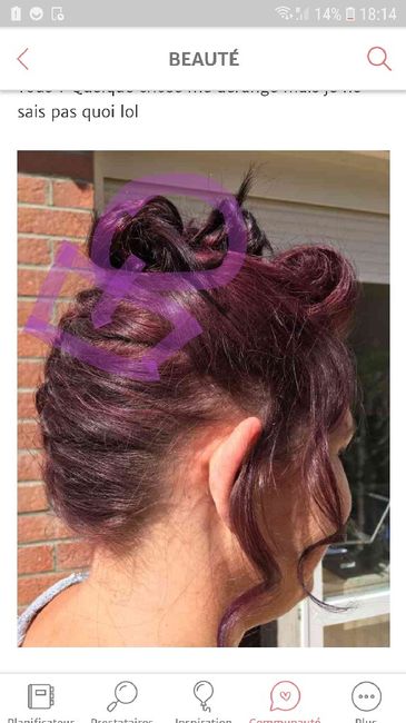 Essai coiffure - 1