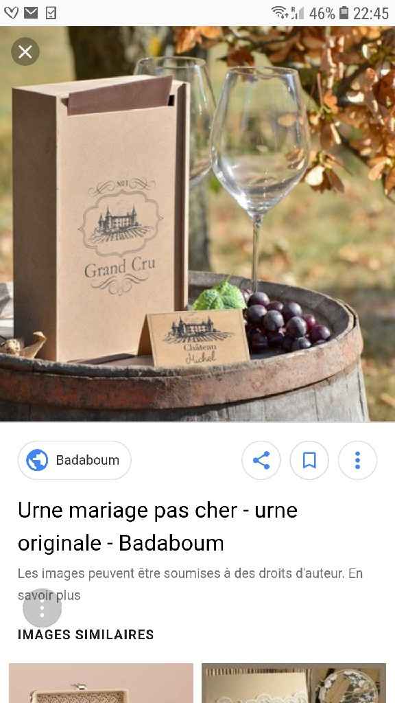 Idée urne originale - 2