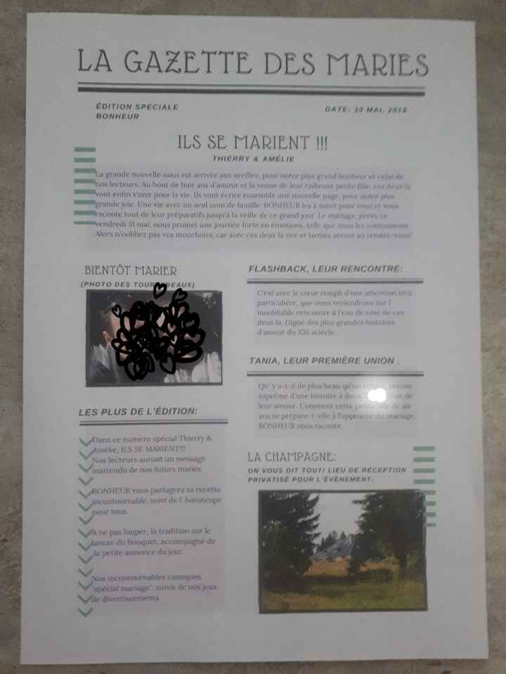 La Gazette des Mariés. - 1