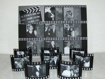 Plan de table thème cinéma