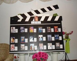 Plan de table thème cinéma