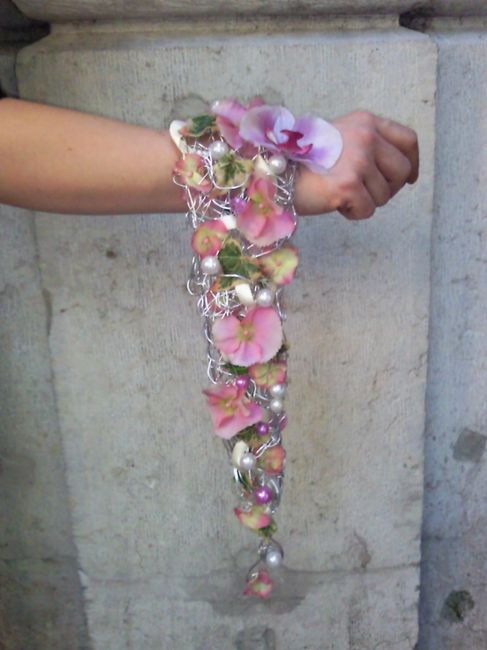 Bouquet-bracelet cascade