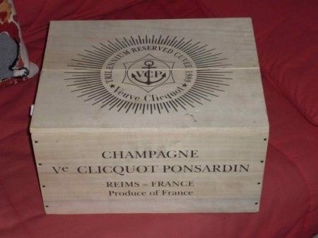 Urne thème champagne