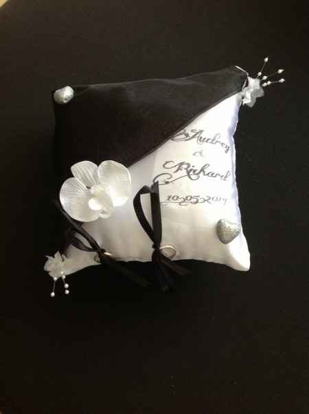 Notre coussin de mariage
