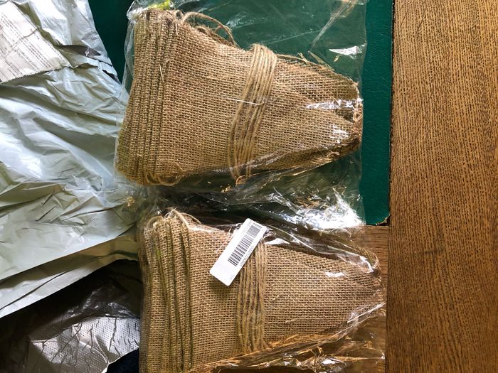 Fanions en toile jute - 1