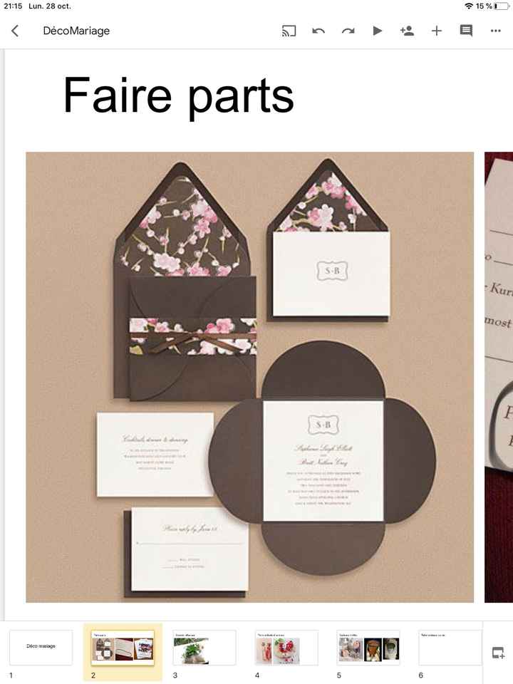 Faire part mariage - 1