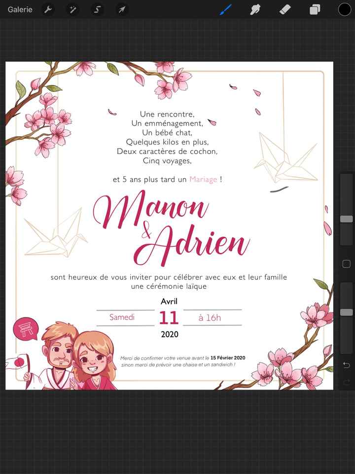 Faire part mariage - 2