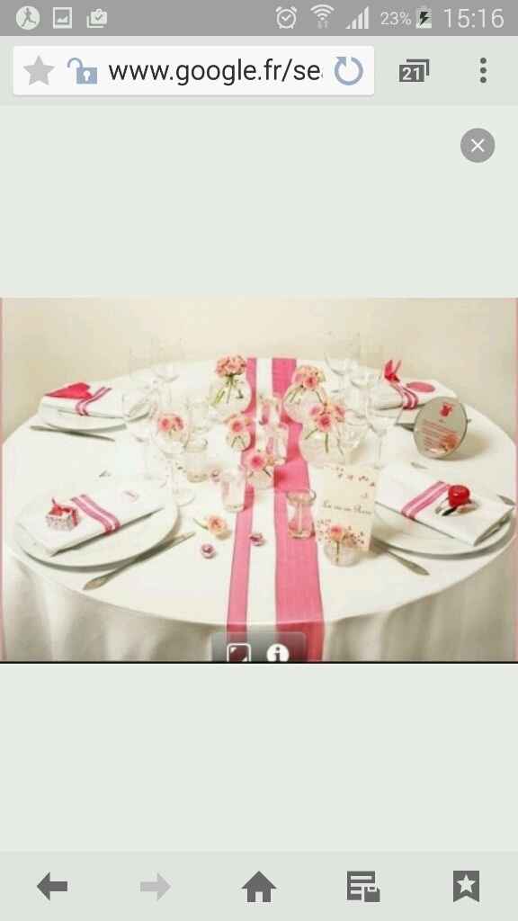 Deco table ronde - 2