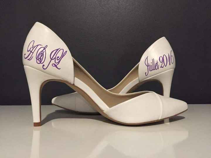 Chaussure violette - 2