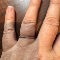 Bague qui est une alliance (je ne pensais pas me marier officiellement...)