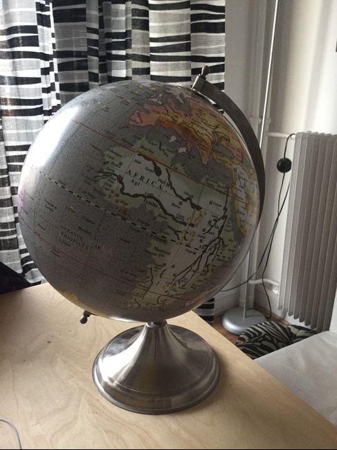 globe livre d'or
