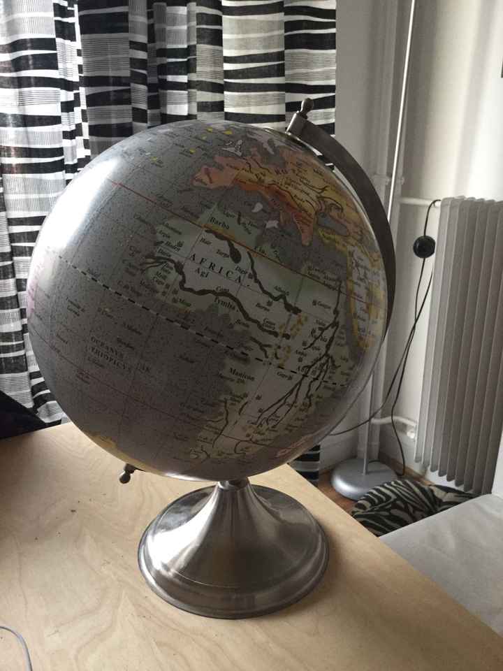 globe livre d'or