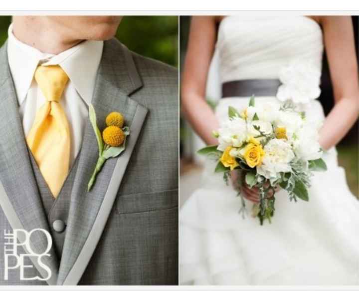 Gris et jaune