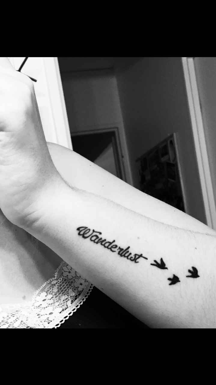 wanderlust tattoo