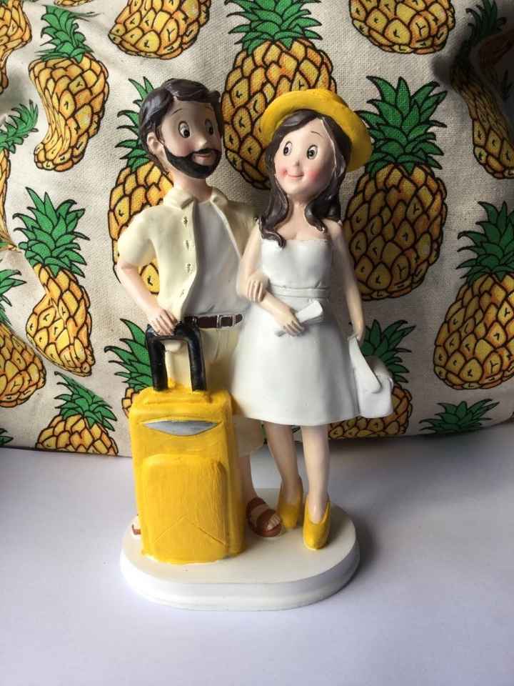 figurine de mariés customisée